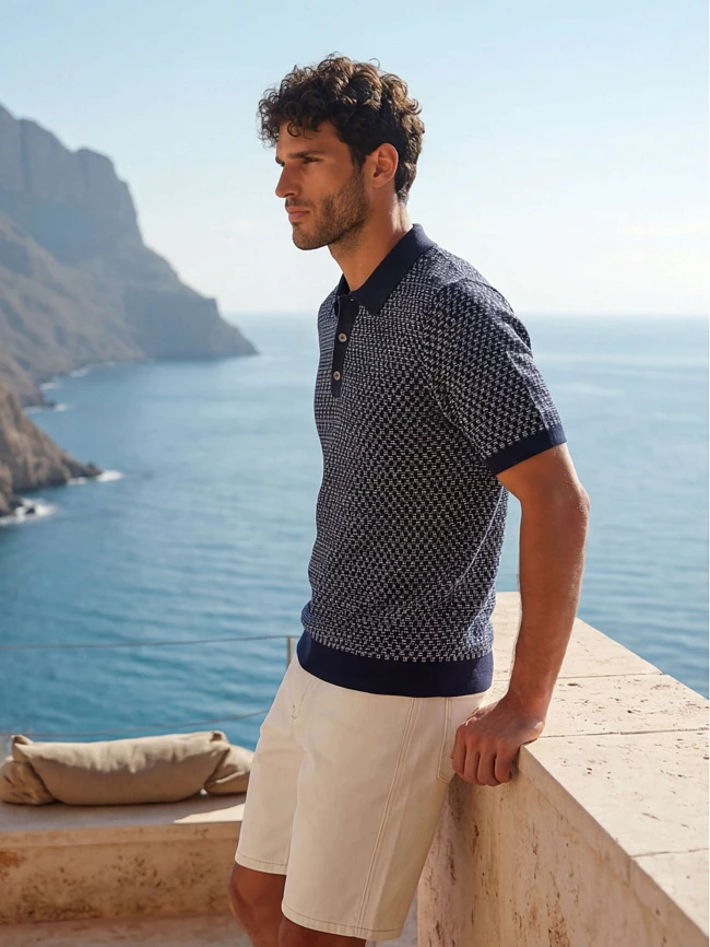 Джемпер (поло) мужские демисезон; лето; GUV048-05 | 4