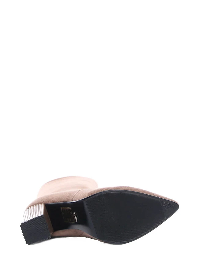 Полусапоги женские демисезонные, цвет бежевый, искусственный велюр 1842682P4 | 6