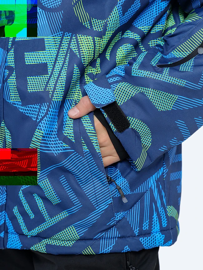 SE23113-33 Костюм детский (куртка+комбинезон) для мальчиков индиго+100% полиэстер SE23113-33 | 7