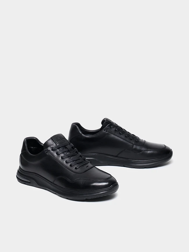 Кроссовки мужские зимние, цвет черный, натуральная кожа M1782598M | 3