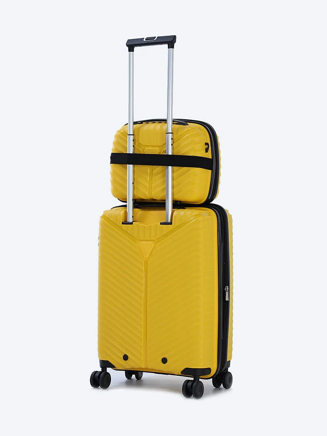 Комплект чемоданов (3 шт.)+косметичка унисекс осень-зима HZL01-27 | 12