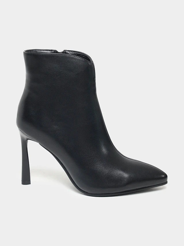 Ботильоны женские демисезонные, цвет черный, искусственная кожа 1849434 | 1