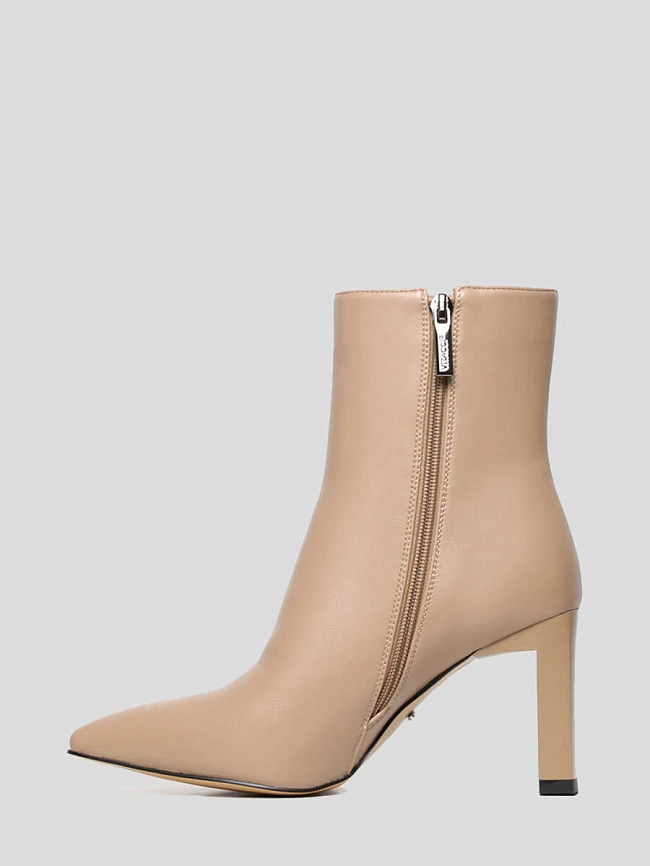 Полусапоги женские демисезонные, цвет бежевый, искусственная кожа 1398826 | 3