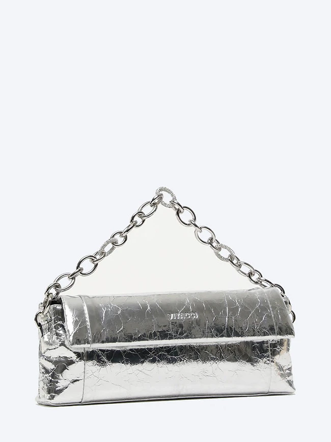 Сумки TA1611-29 женскии цвет серебряный, натуральная кожа TA1611-29 | 2