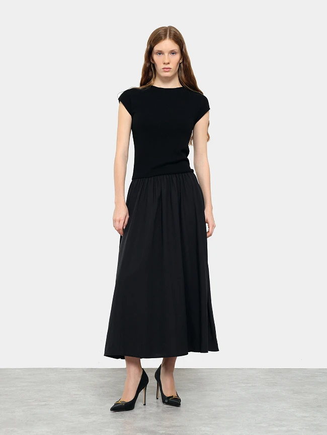 Туфли женские всесезонные, цвет черный, натуральная кожа 1494433 | 11