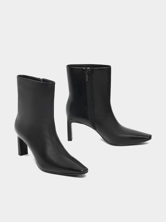 Полусапоги женские всесезонные, цвет черный, натуральная кожа 944225 | 3