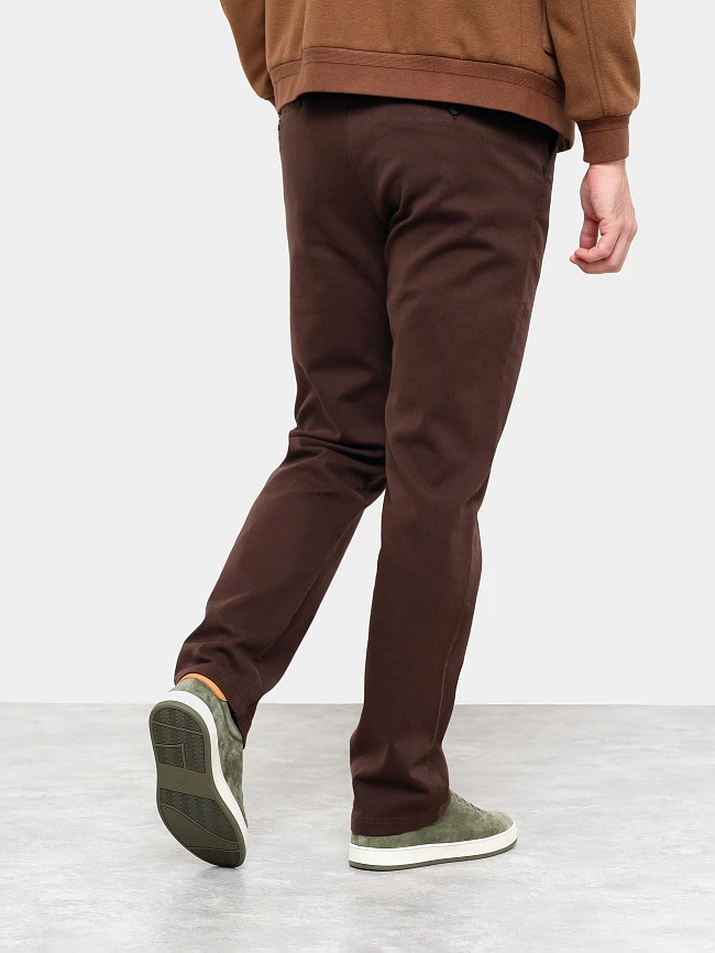 Кеды мужские демисезонные, цвет хаки, натуральный спилок/натуральная кожа M253678 | 8