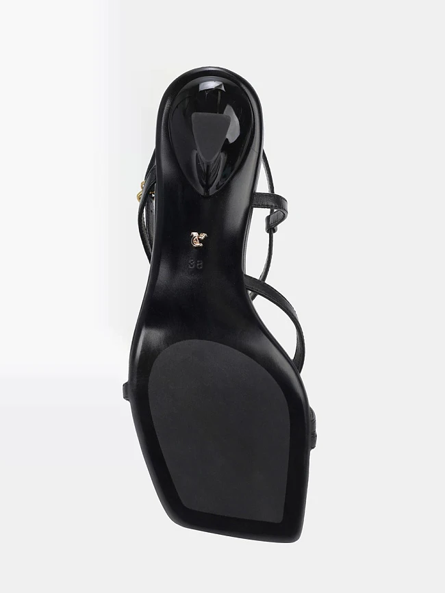 Босоножки женские летние, цвет черный, натуральная кожа 1494317 | 5