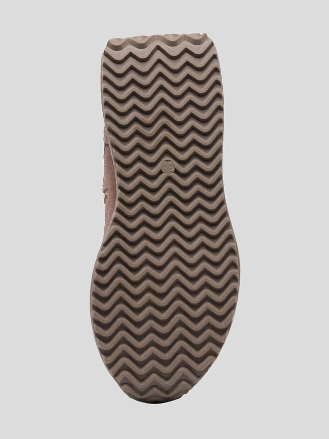 Кроссовки женские демисезонные, цвет коричневый, текстиль/натуральная кожа и полимерные материалы 1848057 | 5