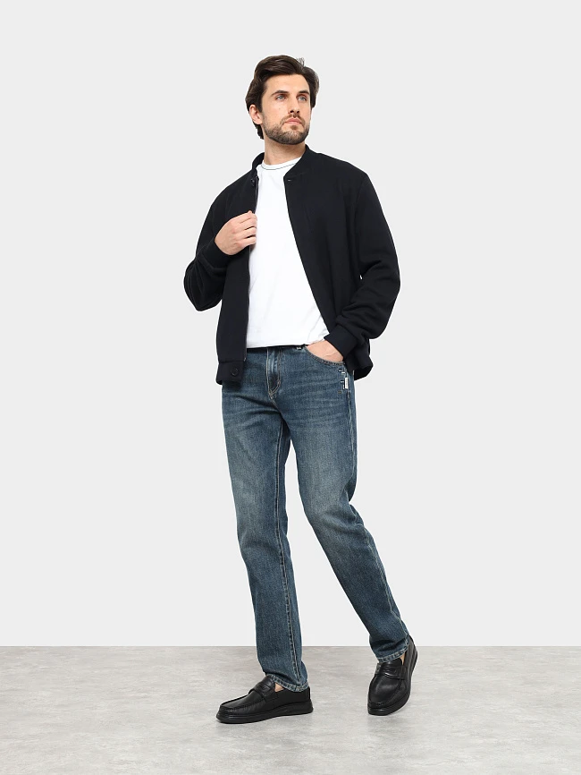 Лоферы мужские зимние, цвет черный, натуральная кожа M80747M | 10