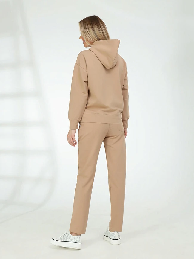 Костюм спортивный (джемпер с капюшоном+брюки) женские всесезонные SPH2206-08 | 4