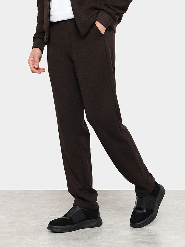 Кеды мужские демисезонные, цвет черный, натуральный спилок M1782050 | 6