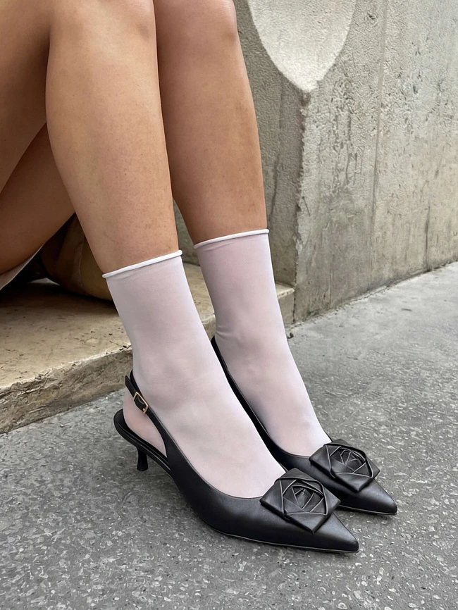 Туфли женские летние, цвет мокко, натуральная кожа 944370 | 8