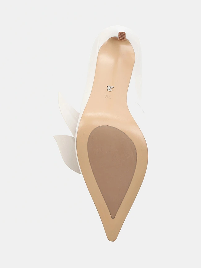 Туфли женские всесезонные, цвет белый, натуральная кожа 1494115-1 | 6