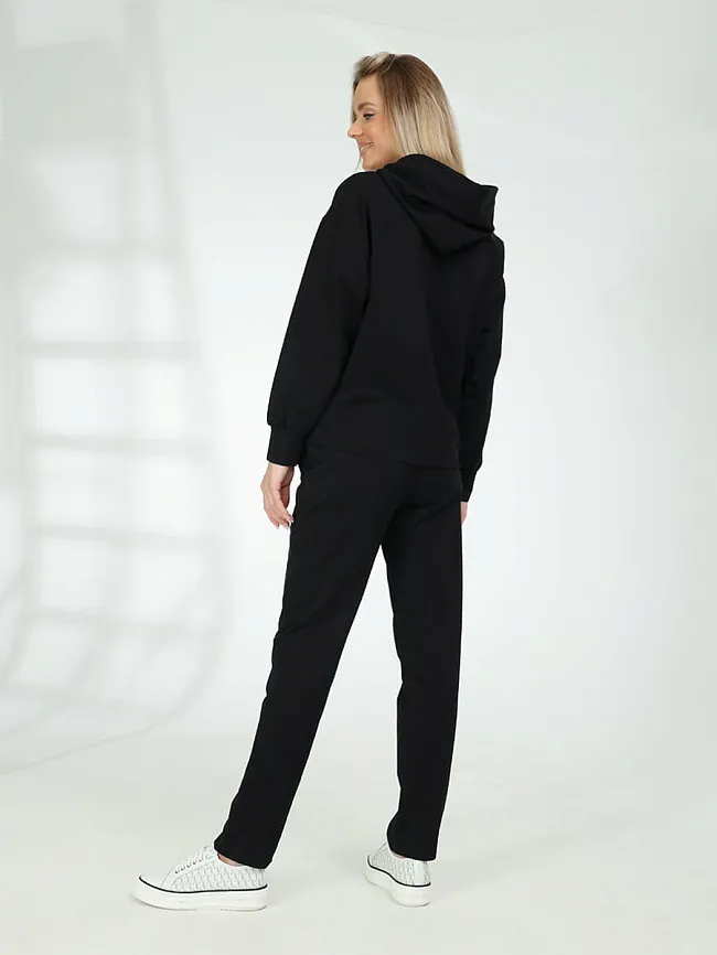 Костюм спортивный (джемпер с капюшоном+брюки) женские всесезонные SPH2206-01 | 4