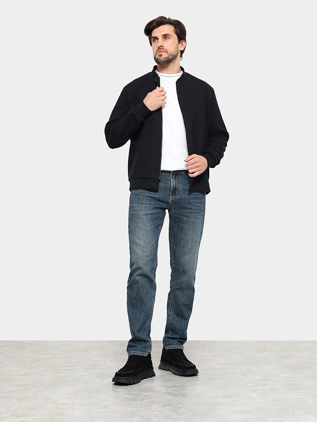 Полуботинки мужские зимние, цвет черный, натуральный спилок/натуральная кожа M1782017M-1 | 9