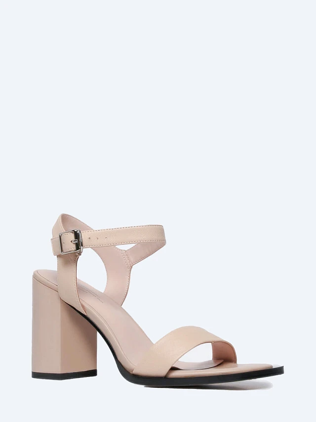 Босоножки женские летние, цвет бежевый, натуральная кожа 1398262 | 1