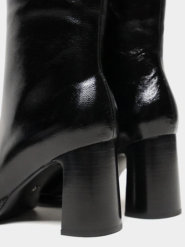 Полусапоги женские демисезонные, цвет черный, натуральный наплак 944270 | 6