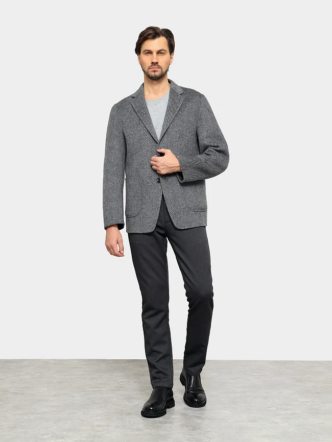 Туфли мужские всесезонные, цвет черный, натуральная кожа M1022902 | 12