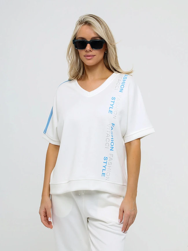 Комплект (футболка+брюки) женские демисезон; лето; KA17678-02 | 5