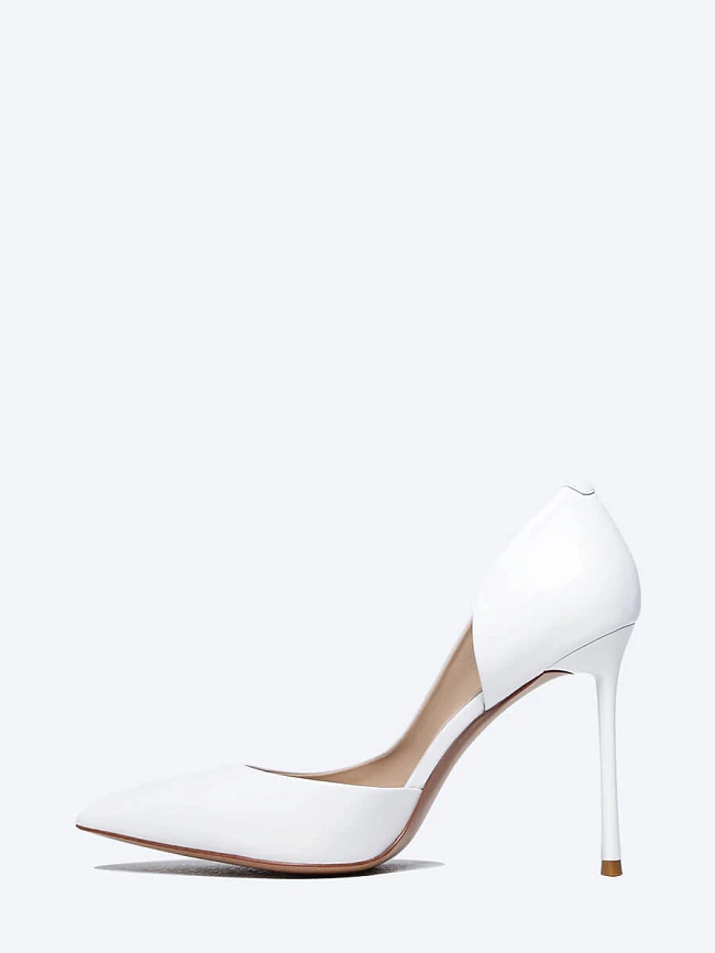 Туфли женские всесезонные, цвет белый, натуральная кожа 496653 | 3