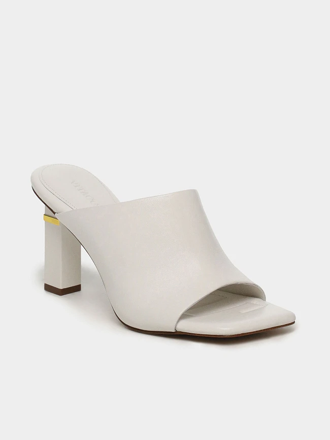 Сабо женские летние, цвет белый, натуральная кожа 1495001 | 2