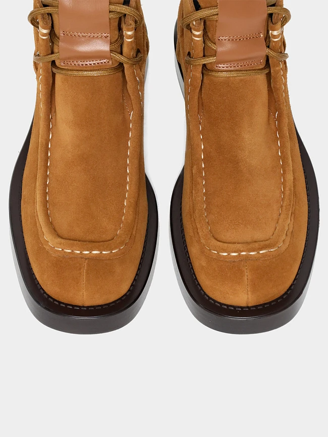 Ботинки женские демисезонные, цвет рыжий, натуральный спилок 1731194 | 3