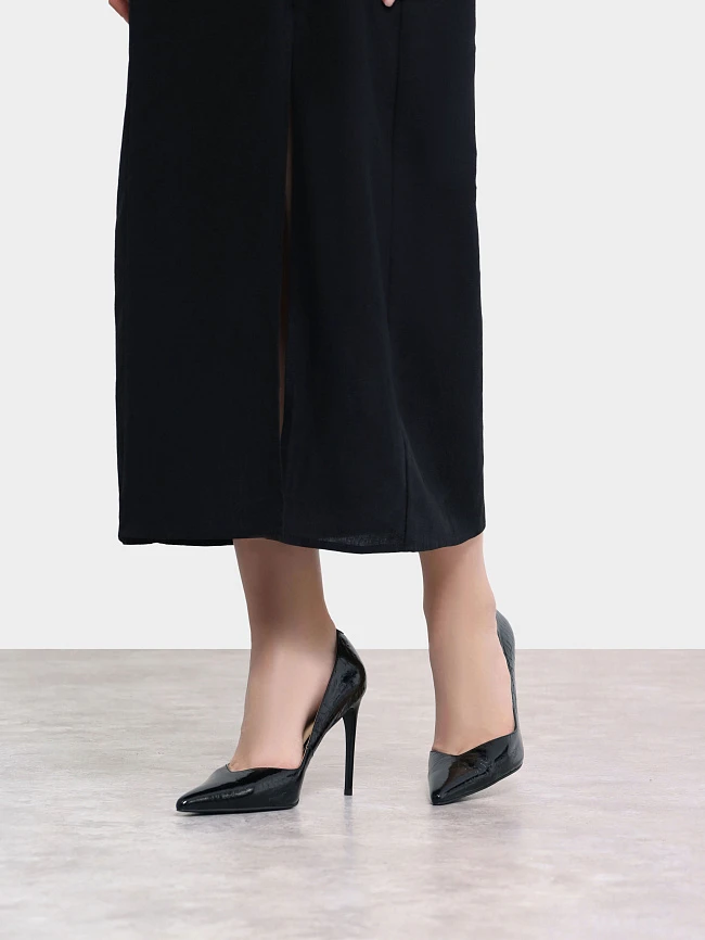 Туфли женские всесезонные, цвет черный, натуральная лаковая кожа 1493778 | 7