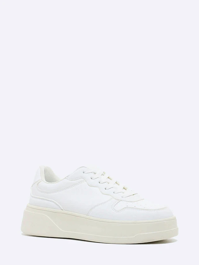 Кеды женские демисезонные, цвет белый, искусственная кожа 5710054 | 1