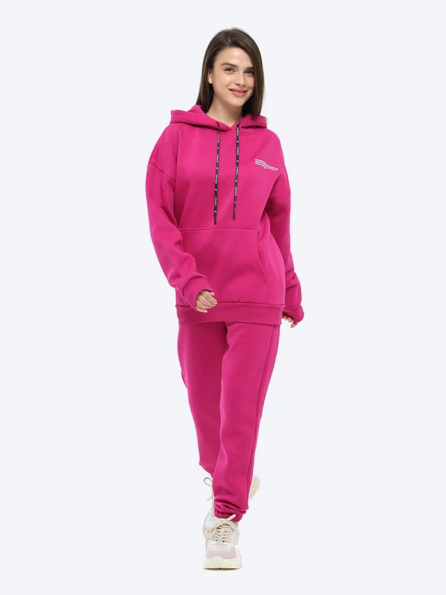 Комплект (джемпер с капюшоном+брюки+жилет) женские всесезонные EF8510-15 | 4