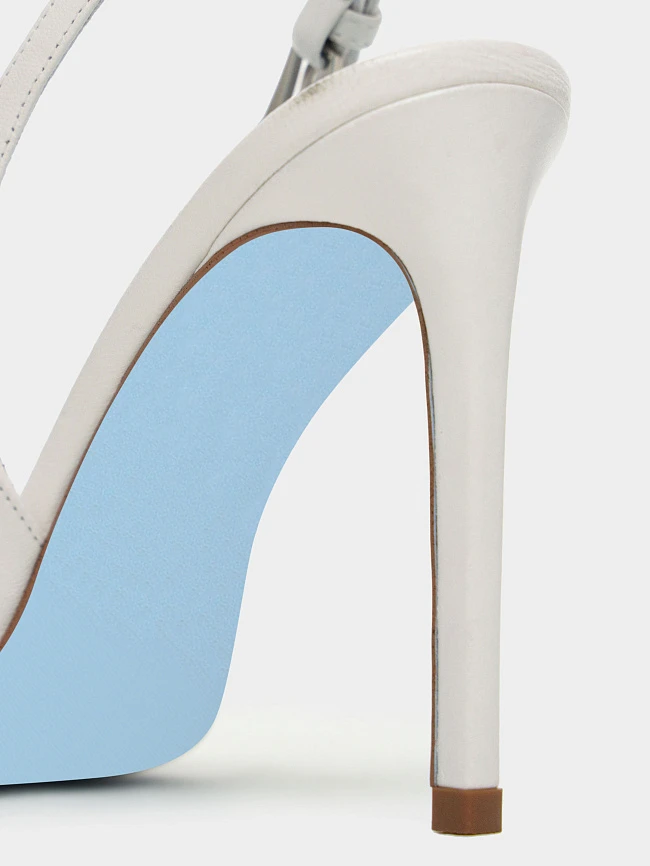 Туфли женские летние, цвет белый, натуральная кожа 1495100 | 5