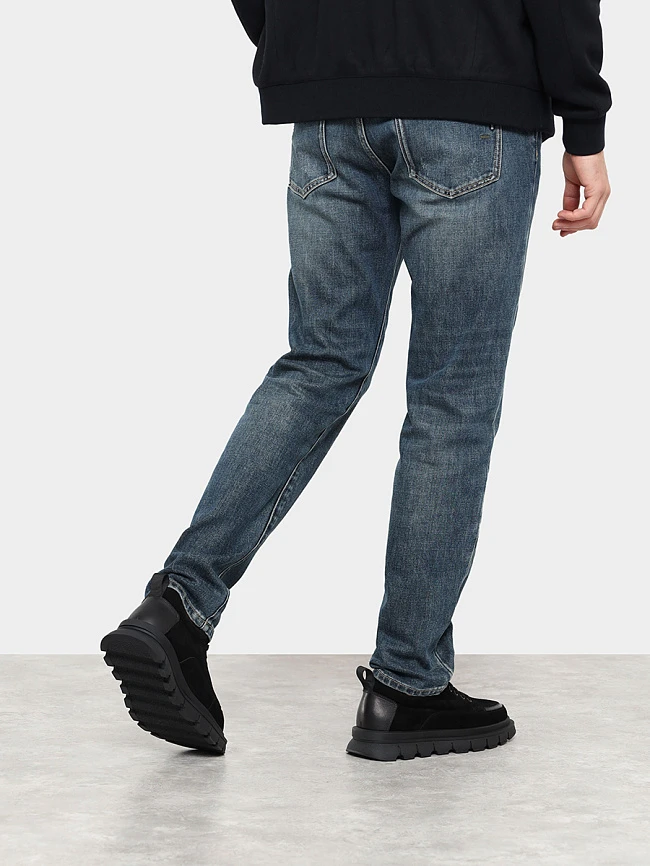 Полуботинки мужские зимние, цвет черный, натуральный спилок/натуральная кожа M1782017M-1 | 7