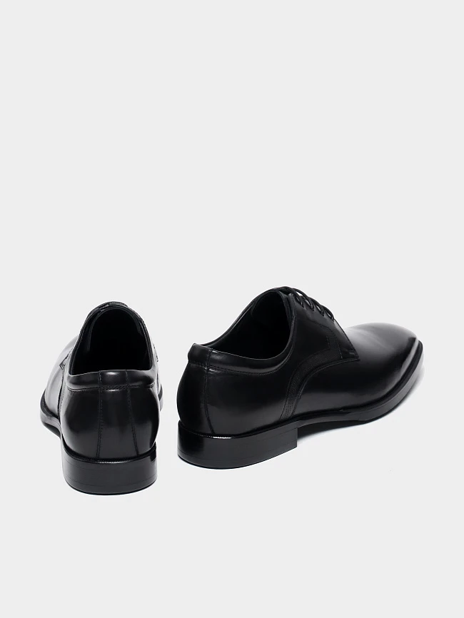 Полуботинки мужские всесезонные, цвет черный, натуральная кожа M1782520 | 4