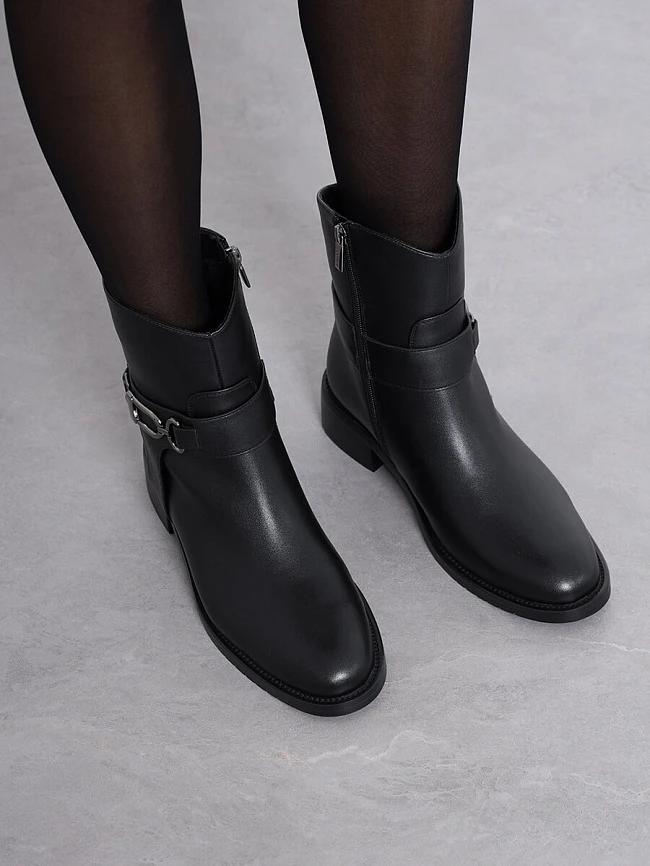 Полусапоги женские зимние, цвет черный, искусственная кожа 1848782M | 11