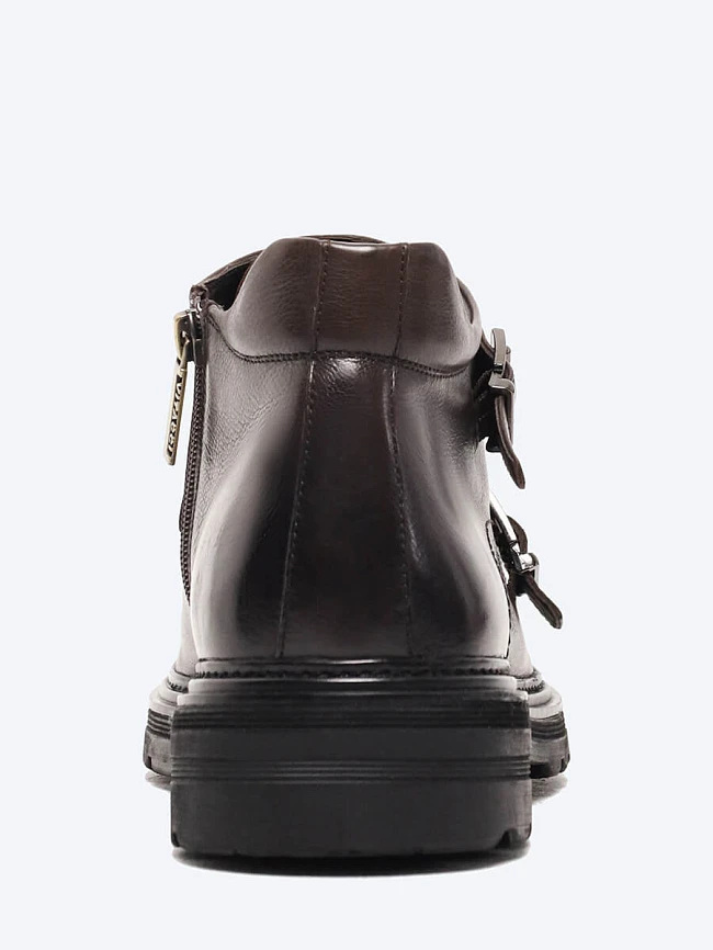 Ботинки мужские зимние, цвет коричневый, натуральная кожа M1782175M | 5