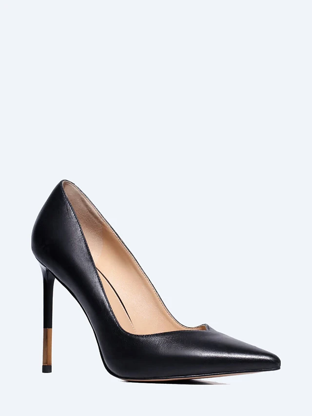 Туфли женские всесезонные, цвет черный, натуральная кожа 1493050P | 1