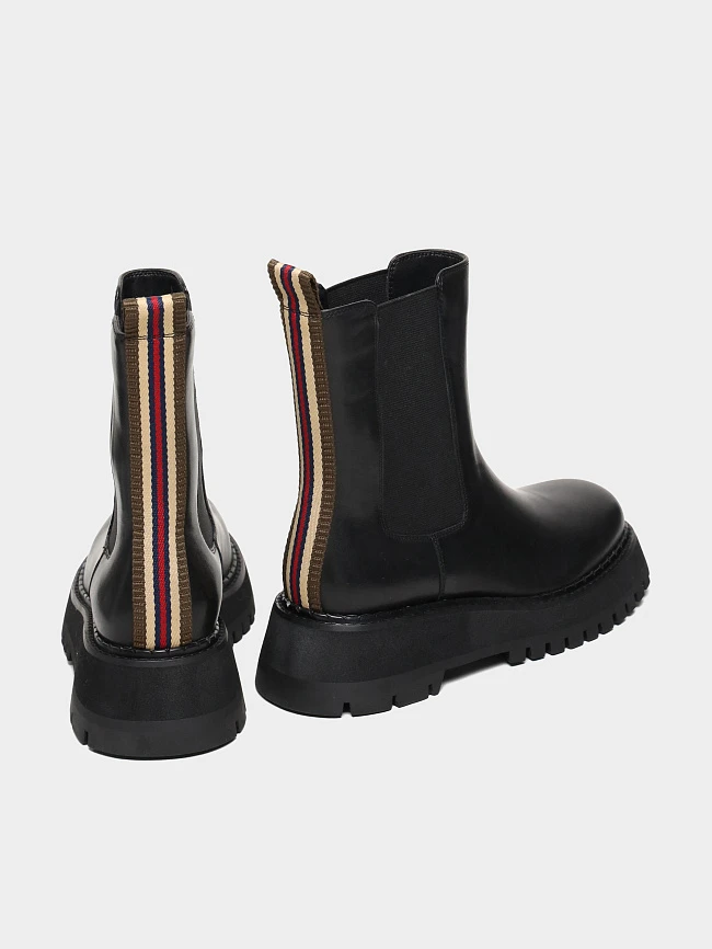 Ботинки женские демисезонные, цвет черный, натуральная кожа 1731096 | 4