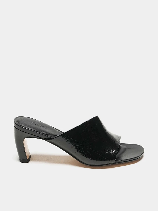 Сабо женские летние, цвет черный, натуральная масляная кожа 1731351 | 8