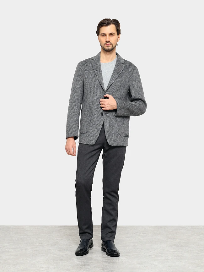 Туфли мужские всесезонные, цвет синий, натуральная кожа M1022922 | 12