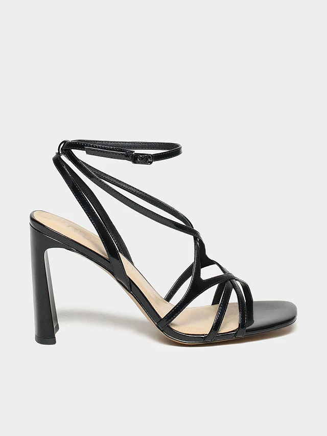 Босоножки женские летние, цвет черный, натуральная кожа 1821727 | 1