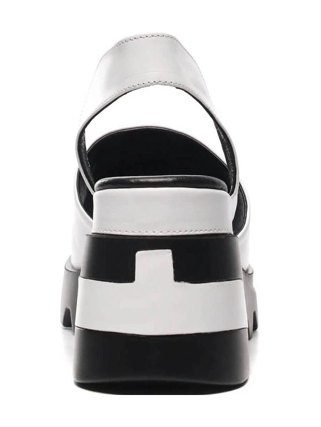 Босоножки 136095 женские цвет белый, натуральная кожа 136095          | 7