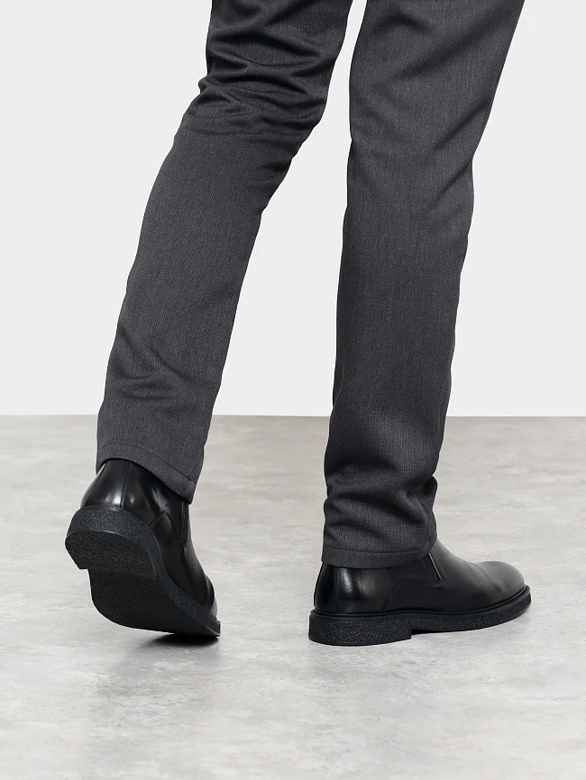 Ботинки мужские демисезонные, цвет черный, натуральная кожа M1782539 | 8