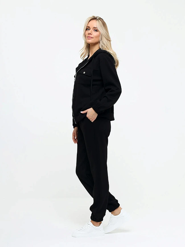 Комплект (толстовка+брюки) женские демисезонные KA17620-01 | 3