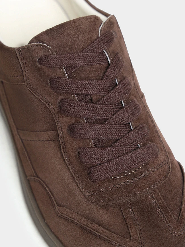 Кеды женские демисезон; лето;, цвет коричневый, натуральный велюр 1013916 | 5