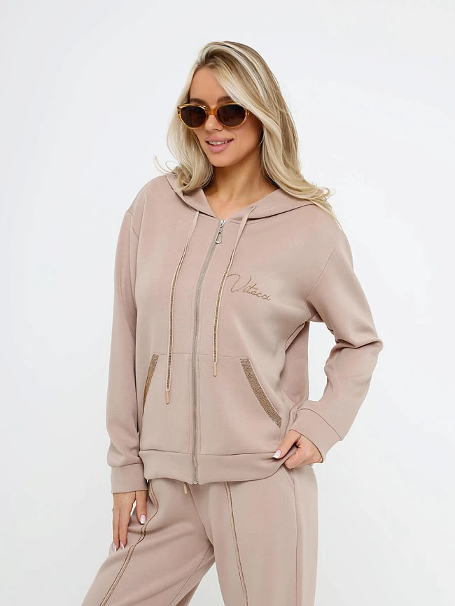 Комплект (толстовка+брюки) женские демисезонные KA17598-08 | 6