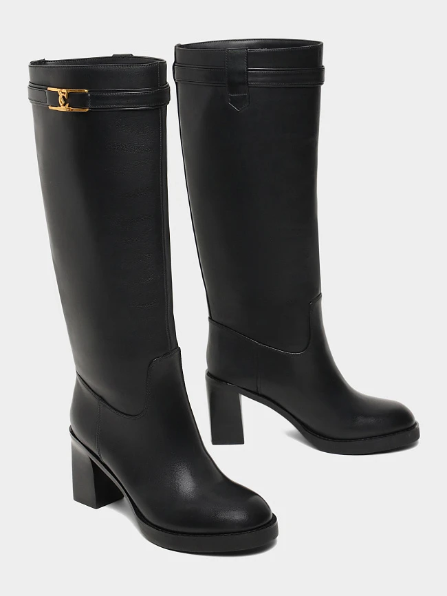 Сапоги женские зимние, цвет черный, натуральная кожа 1494692M | 3