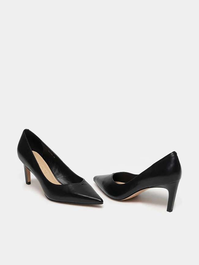 Туфли женские всесезонные, цвет черный, натуральная кожа 1821744 | 3