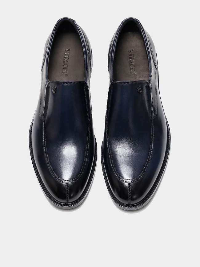 Туфли мужские всесезонные, цвет синий, натуральная кожа M1022922 | 5