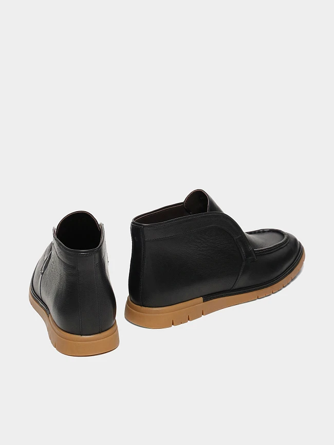 Лоферы женские демисезонные, цвет черный, натуральная кожа 1821550 | 4