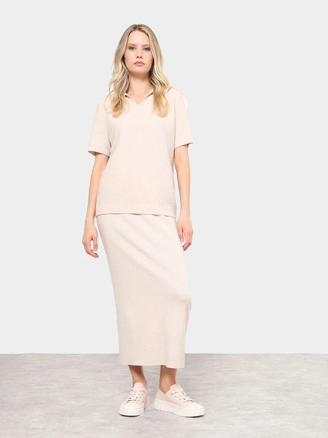 Кеды женские демисезонные, цвет пудровый, натуральная кожа и полимерные материалы 6810013 | 13